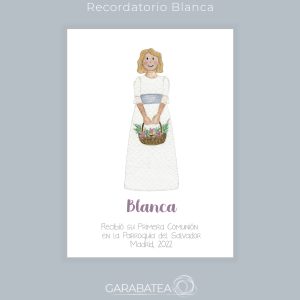 Recordatorio Blanca