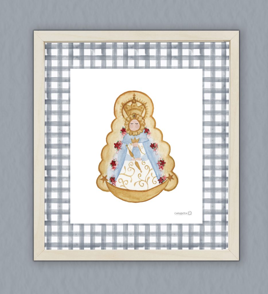 L mina Virgencita Del Roc o Celeste Garabatea Design l-mina-virgencita-del-roc-o-celeste-garabatea-design