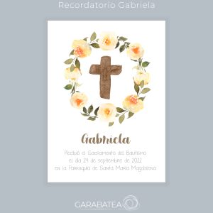 Recordatorio Gabriela