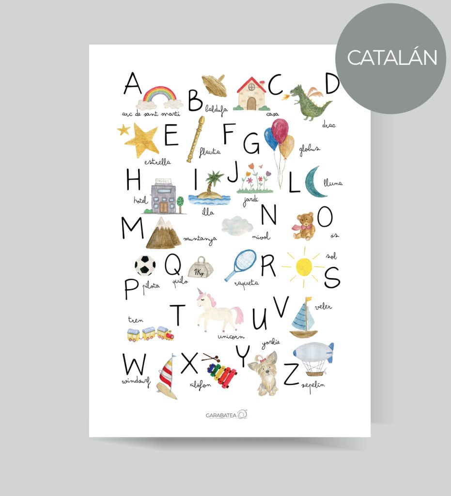 Abecedario Catalán – Garabatea design