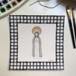 Virgencita vichy negro (outlet)