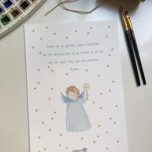 Oración Ángel de la guarda (outlet)