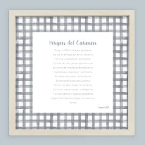 Oración V. del Carmen - celeste