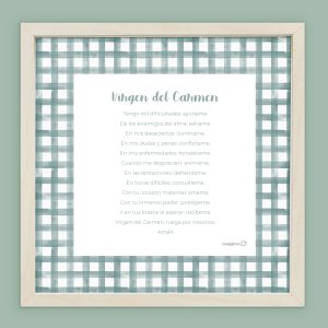 Oración V. del Carmen - verde jade