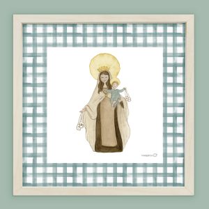 Lámina V. del Carmen - verde jade