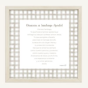 Lámina oración Santiago - beige